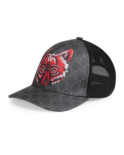 gucci hat wolf|Gucci Hats for Men .